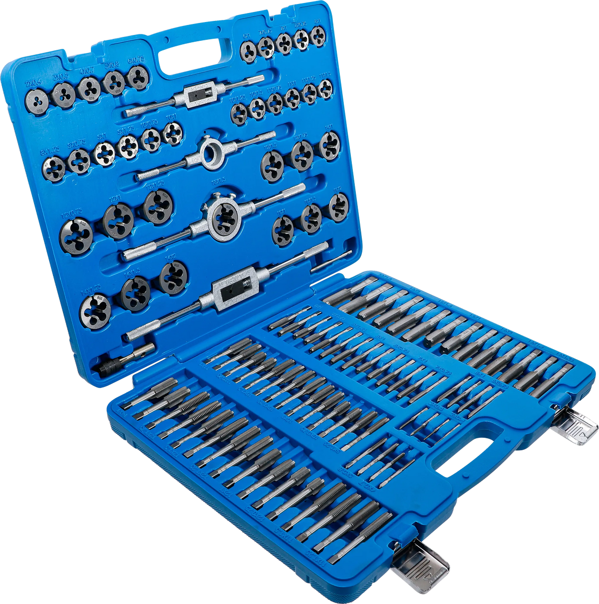 Juego Profesional de Machos y Terrajas M2 - M18 (Especial Rosca Fina) | 110 Piezas BGS