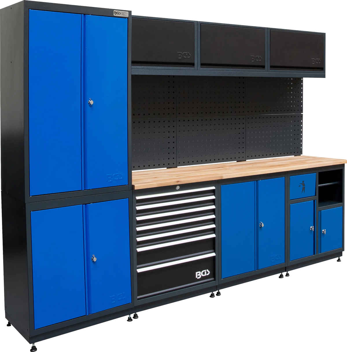 Mueble de Taller BGS / Conjunto Modular / 4 Módulos para Taller