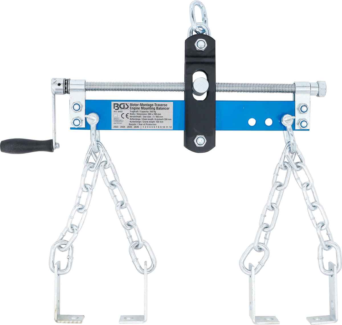 Soporte Equilibrador de Motor BGS con Manivela - Capacidad 350 kg