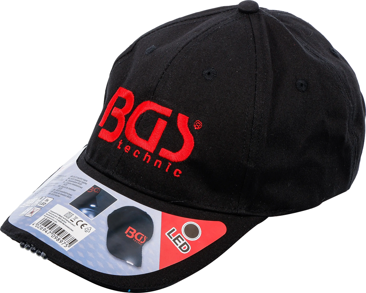 Gorra de Béisbol BGS con Luz LED Integrada