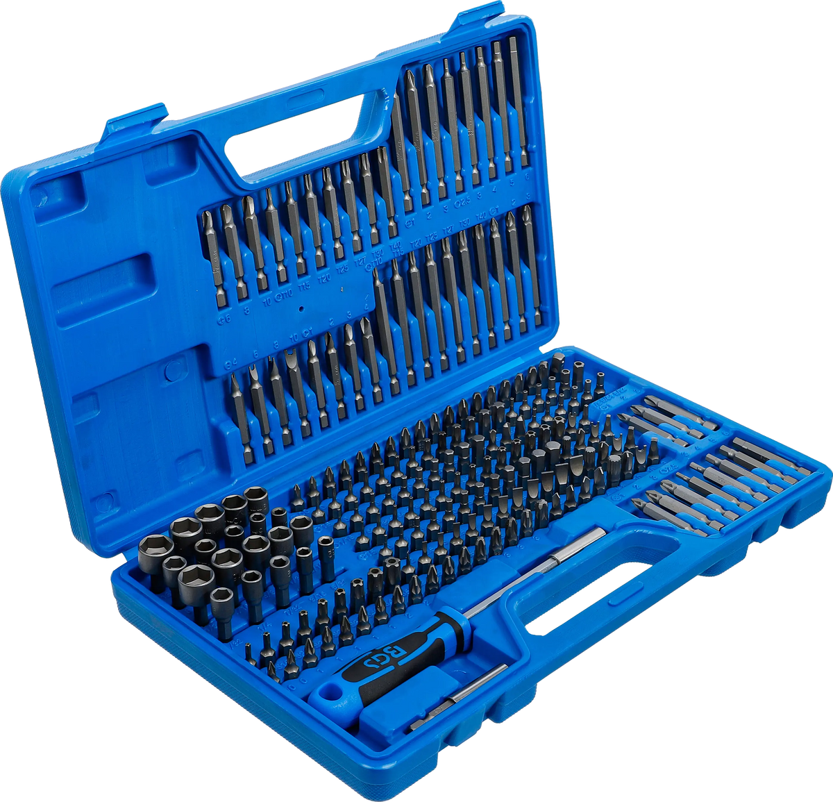 Juego de Puntas BGS 1/4" (208 Piezas)