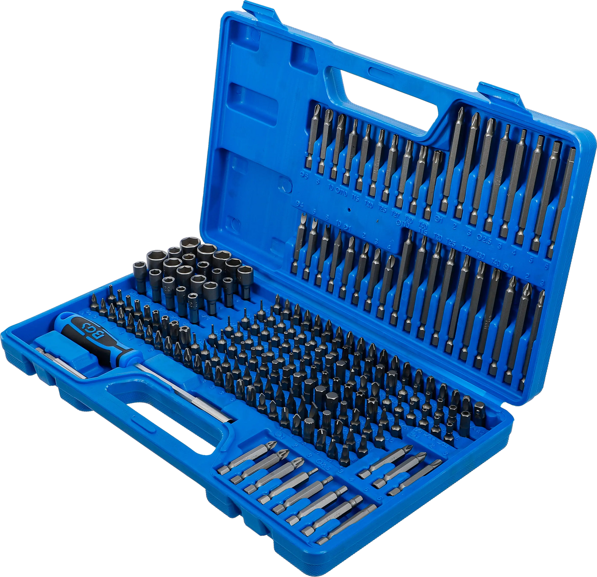 Juego de Puntas BGS 1/4" (208 Piezas)