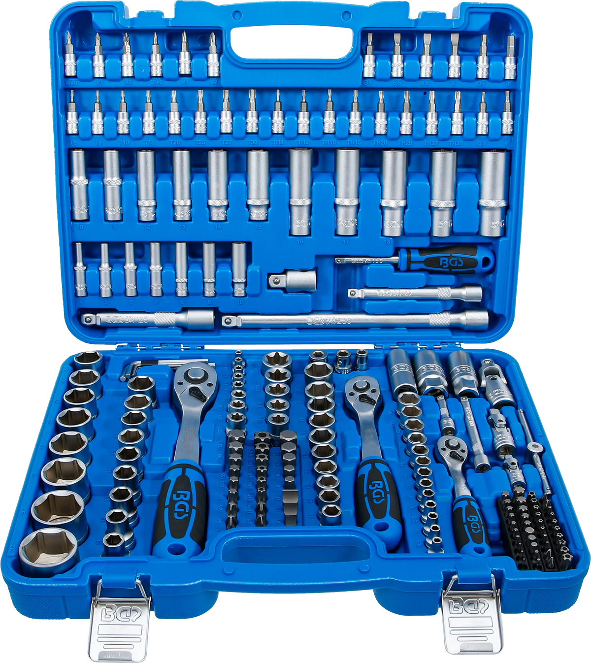 Maletín Profesional de Llaves de Vaso BGS Pro Torque® - 192 Piezas (1/4", 3/8", 1/2")