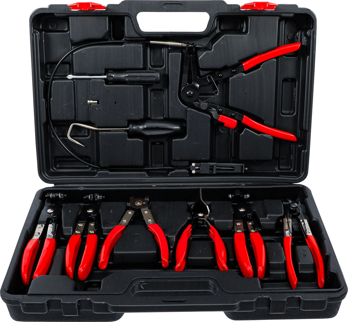 Juego Profesional de Alicates para Abrazaderas de Mangueras (10 Piezas) BGS