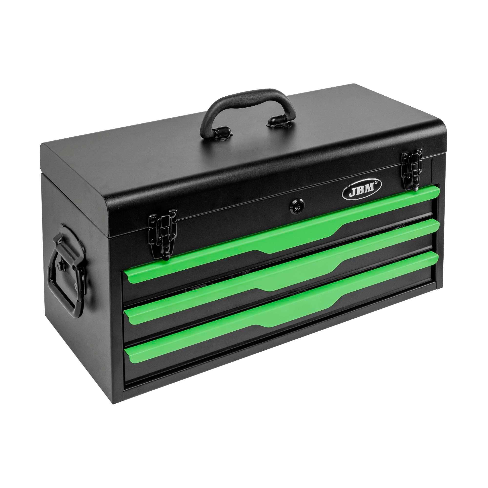 CAJA METÁLICA DE HERRAMIENTAS JBM EQUIPADA (143 PIEZAS)