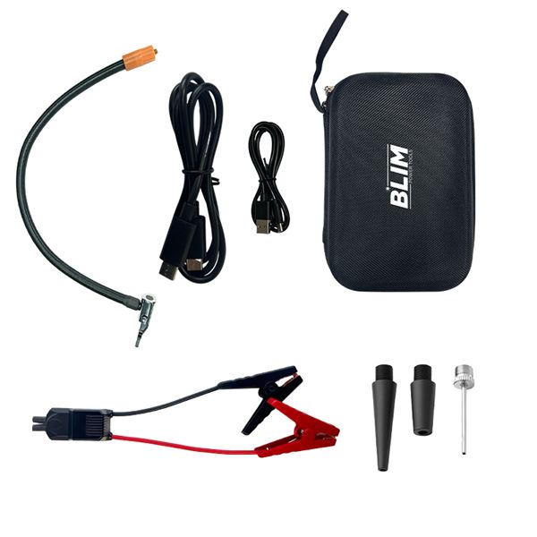 Arrancador de Baterías 4 en 1 BLIM | 16.000 mAh con Compresor y Powerbank