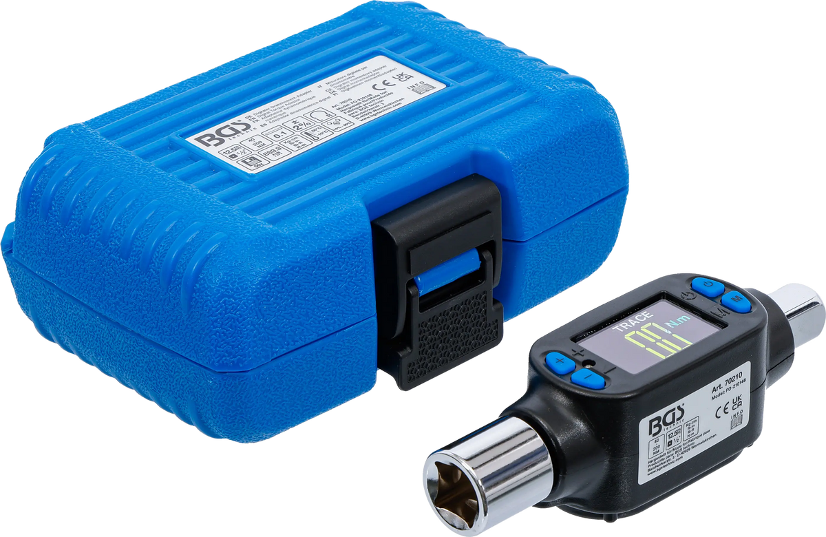 Adaptador Dinamométrico Digital 1/2" (40 - 200 Nm) con Pantalla LCD BGS