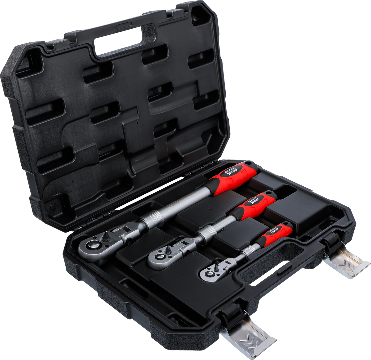 Juego de Carracas Reversibles Extensibles y Articuladas BGS (3 Piezas: 1/4", 3/8", 1/2")