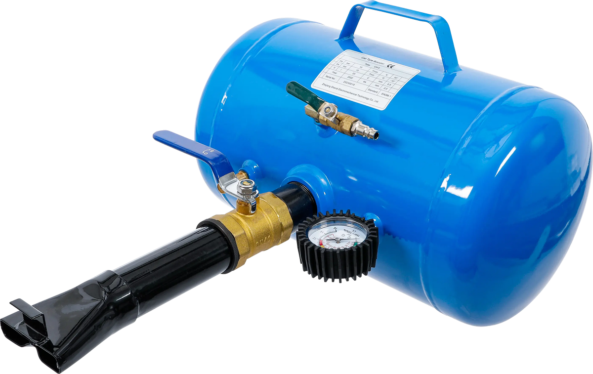Cañón de Aire / Booster Inflador de Neumáticos (19 Litros, 10 Bar) BGS