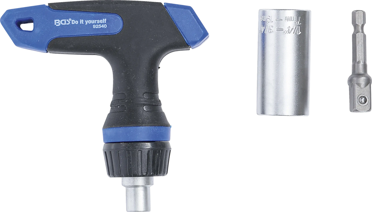 Juego de Llave de Vaso Universal BGS Multimedida con Mango en T (3 Piezas)