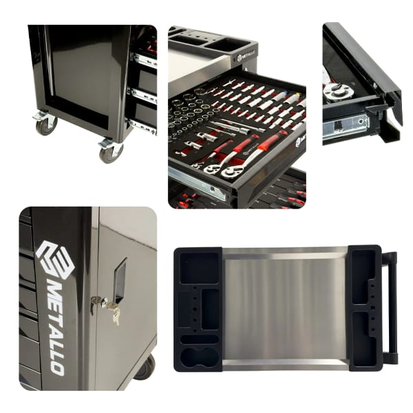 CARRO DE HERRAMIENTAS METALLO XXL [EQUIPADO]