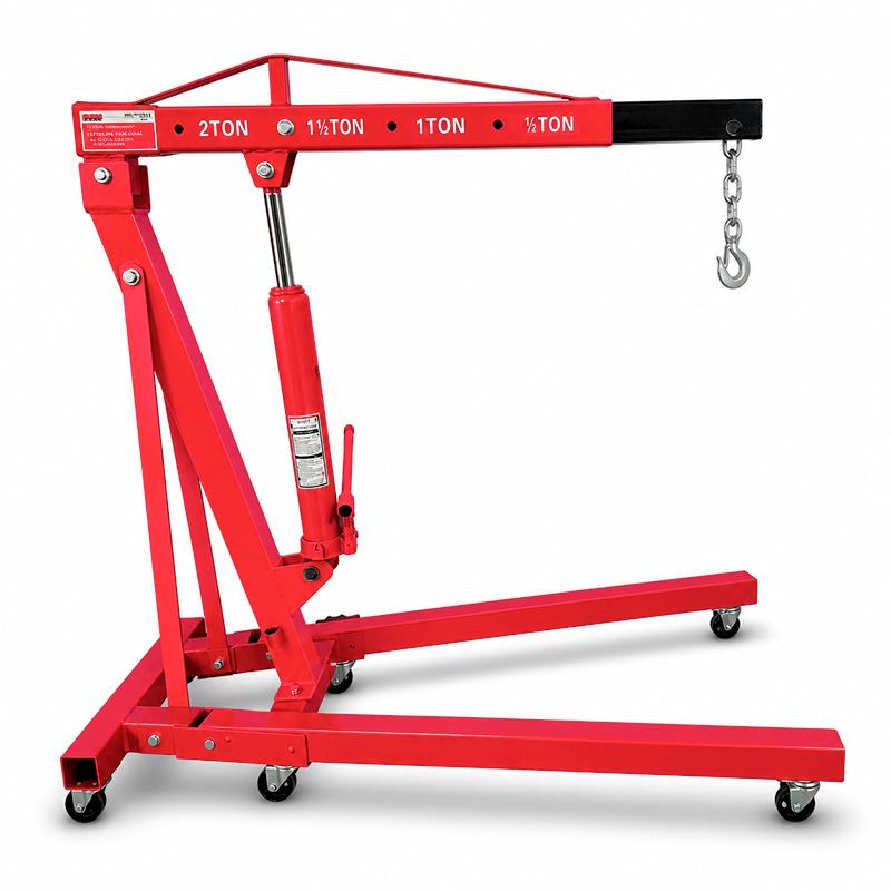 Grúa Plegable de Taller (2 Toneladas) - Elevación hasta 2.200 mm